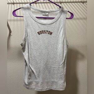 HOUSTON: Russell Athletic Gray Houston Muscle Tee